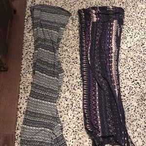 Bundle deal! Two patterned maxi skirts